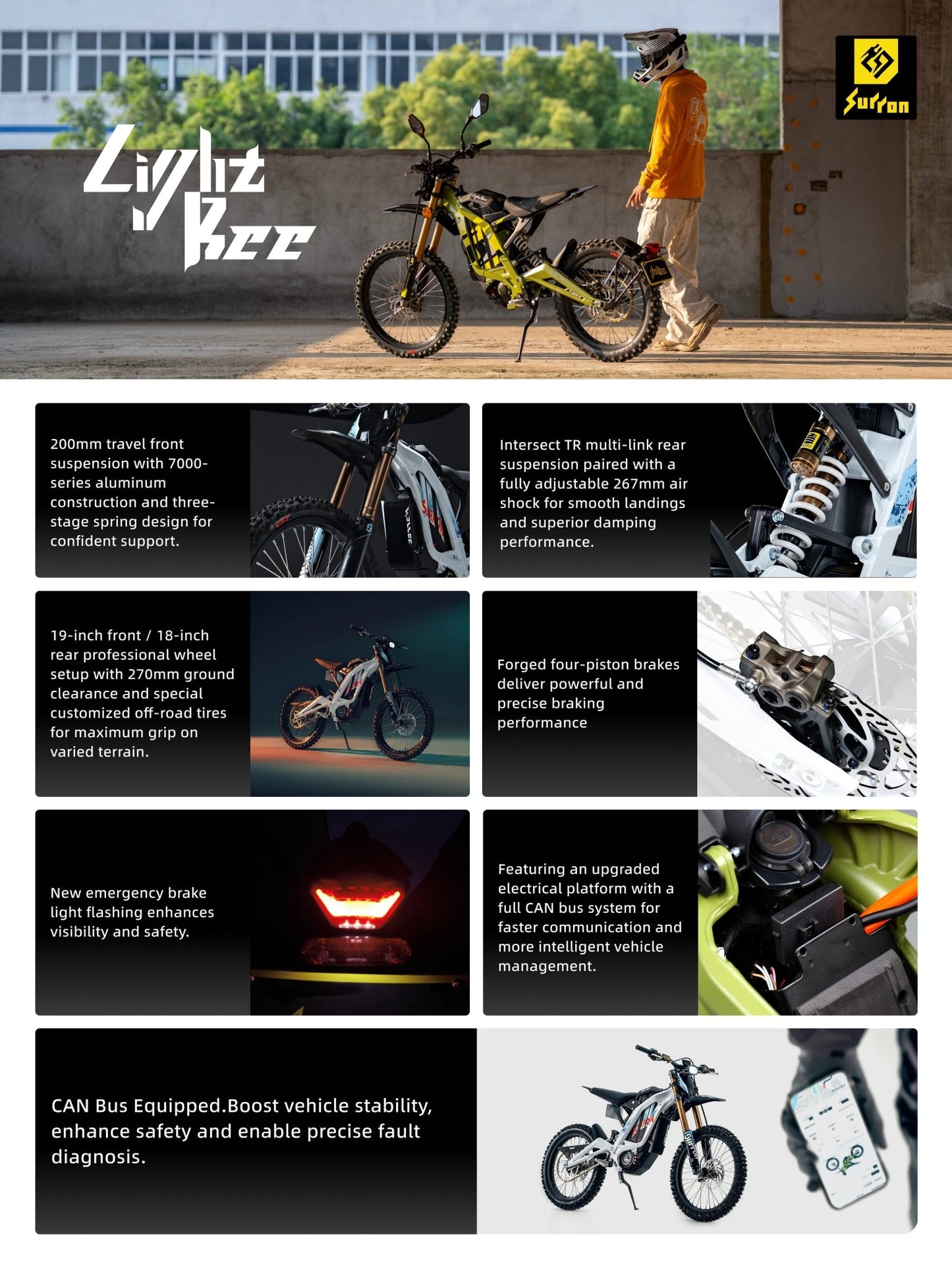Surron Light Bee X (2026) - Shock Moto Ltd