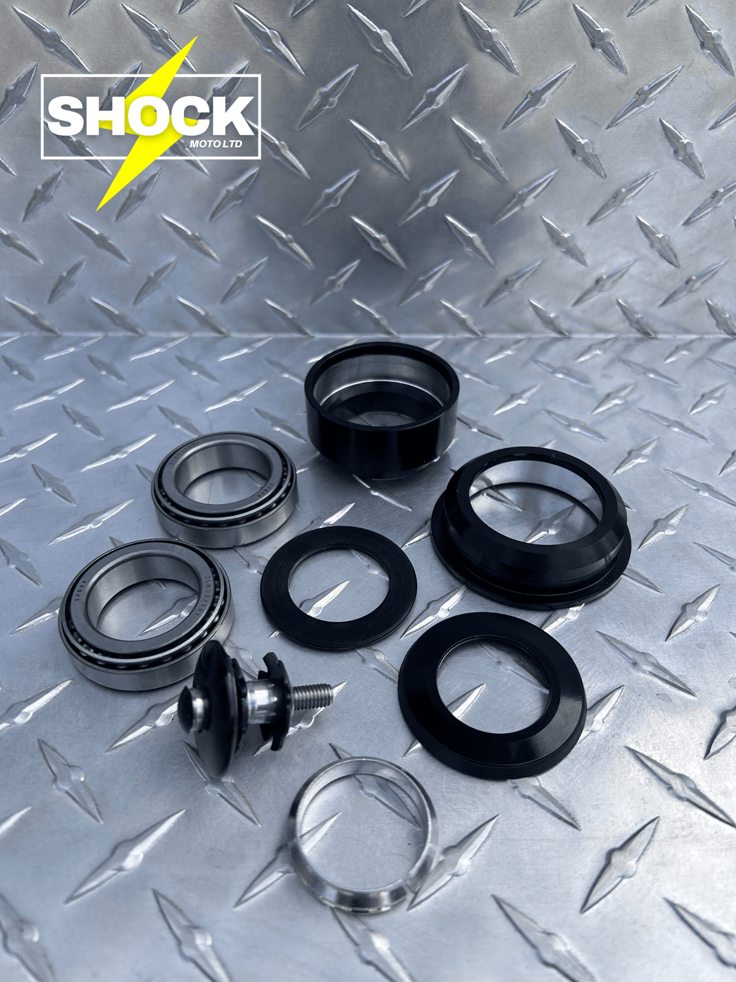 Light Bee X Tapered Roller Bearing Headset Assembly - Shock Moto Ltd