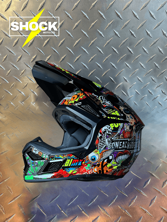 O'NEAL 3SRS Helmet, Crank Multi - Shock Moto Ltd