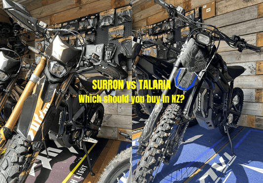Surron vs Talaria – Which electric dirt bike should you buy in NZ? - Shock Moto Ltd