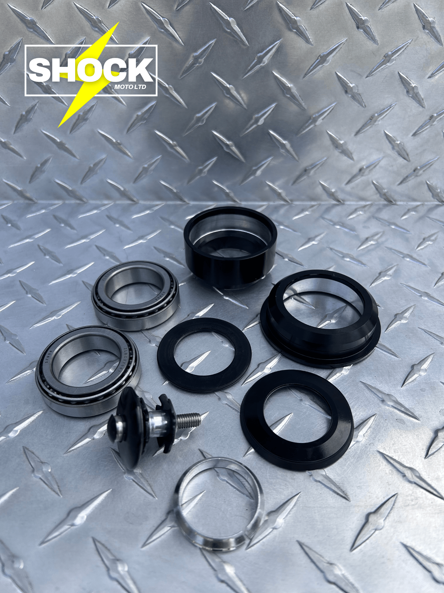 Light Bee X Tapered Roller Bearing Headset Assembly - Shock Moto Ltd