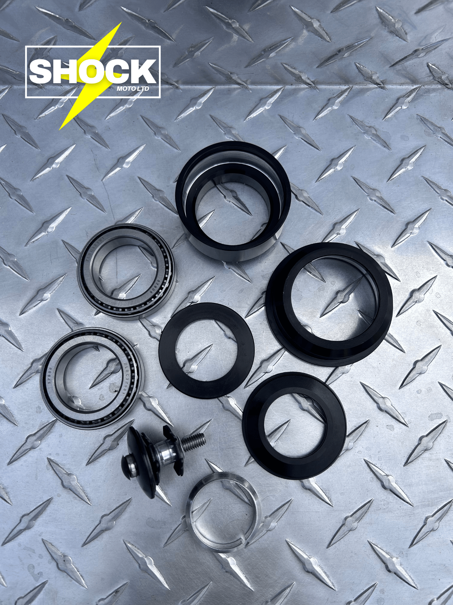 Light Bee X Tapered Roller Bearing Headset Assembly - Shock Moto Ltd