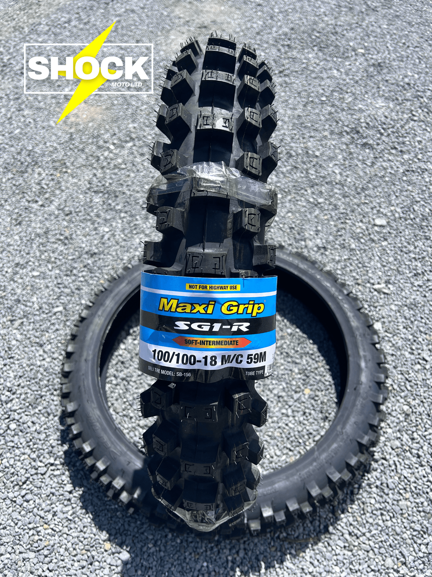 Maxi Grip 100/100 - 18 SG1 Tyre - Shock Moto Ltd