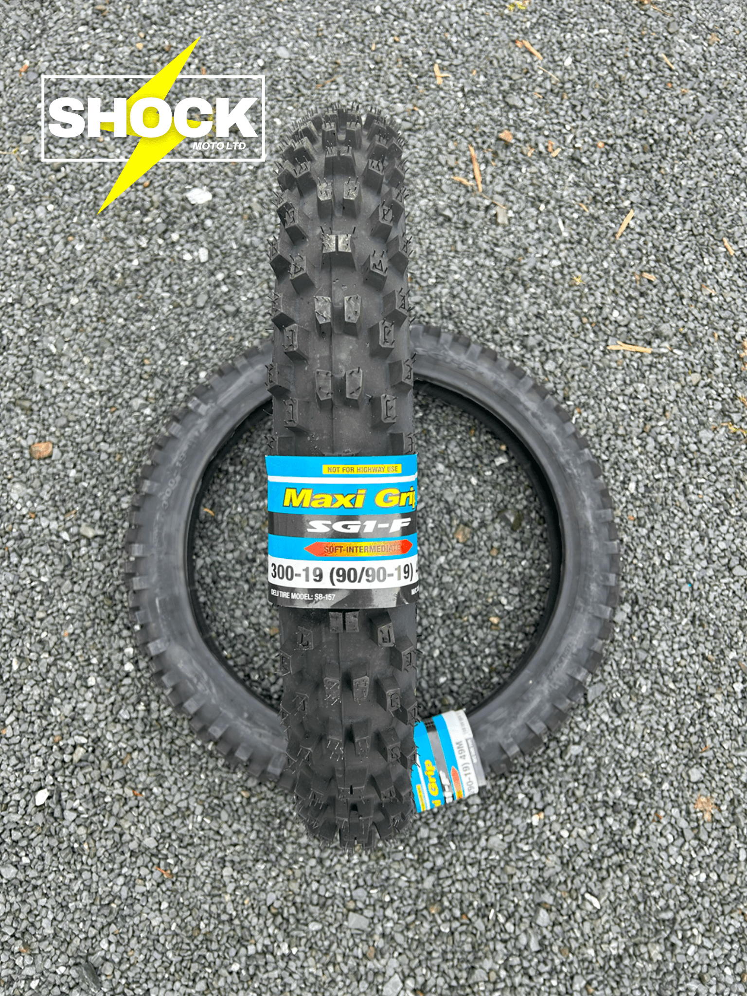 Maxi Grip 90/90 - 19 SG1 Tyre - Shock Moto Ltd