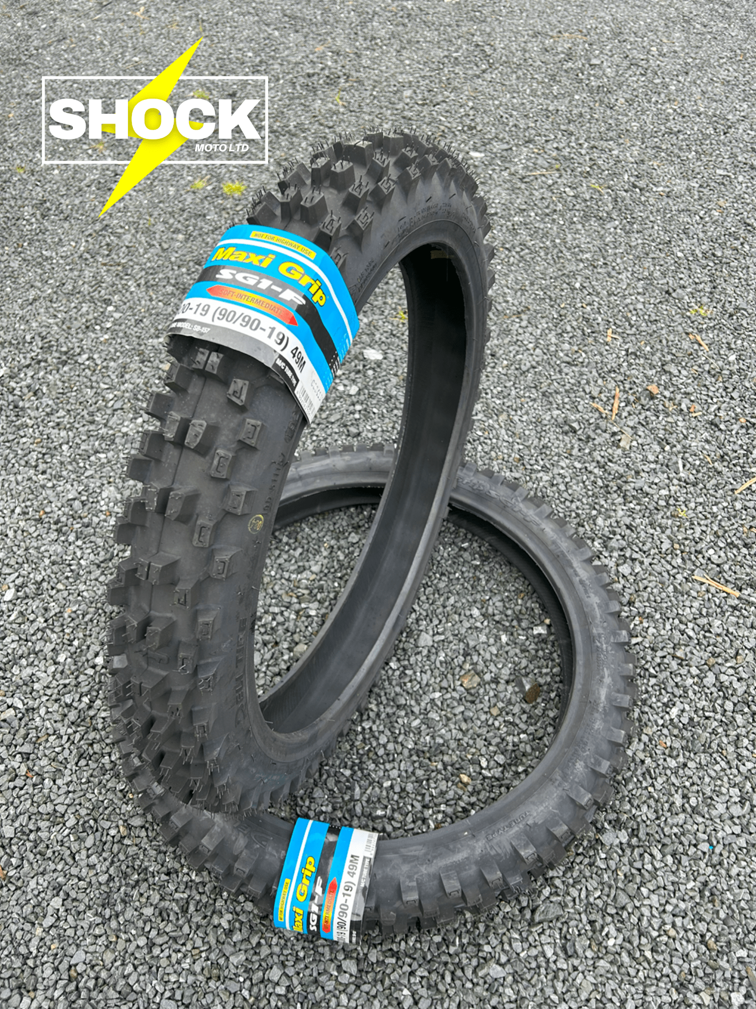 Maxi Grip 90/90 - 19 SG1 Tyre - Shock Moto Ltd