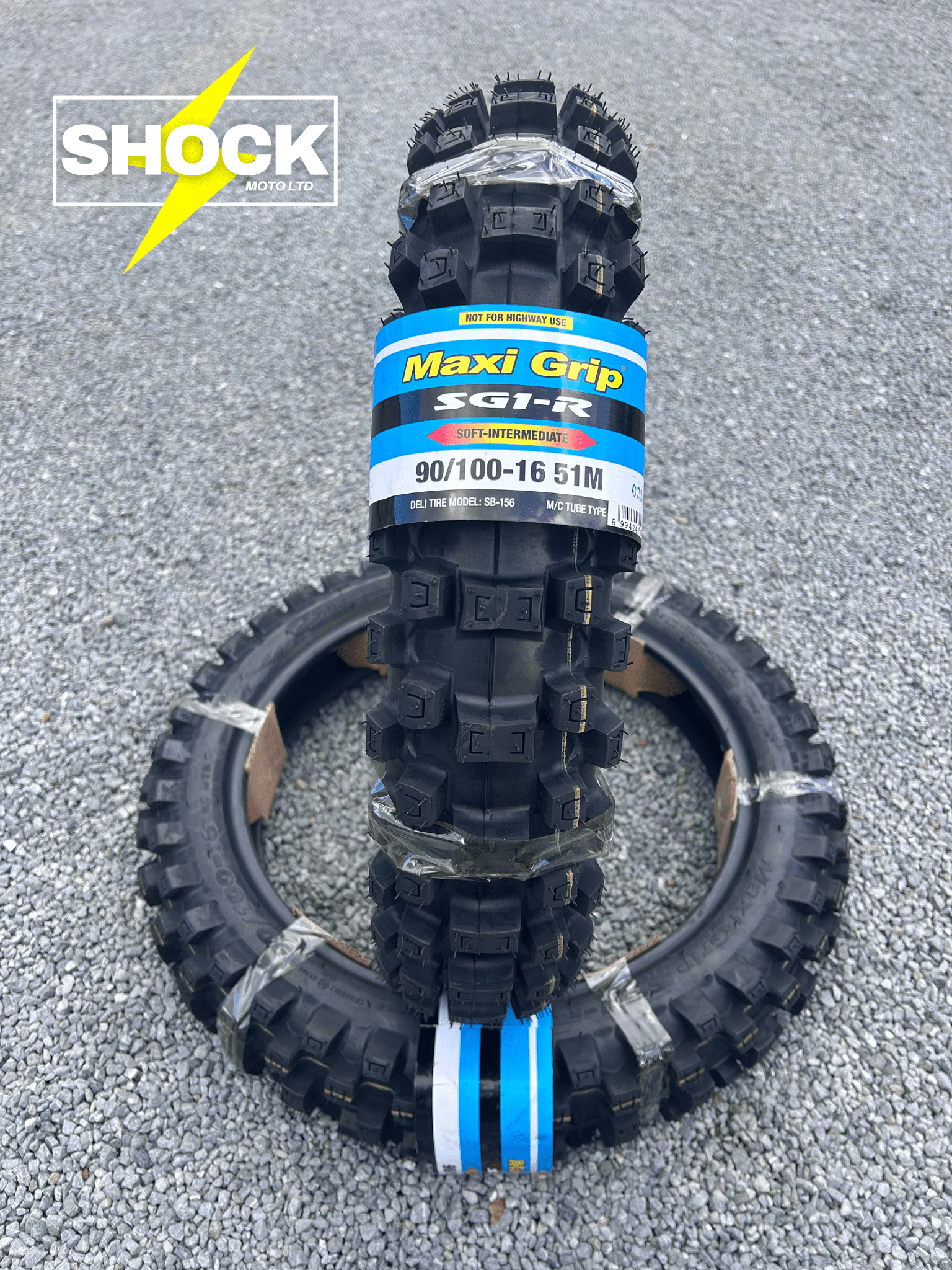 Maxi Grip 90/100 - 16 SG1 Tyre - Shock Moto Ltd