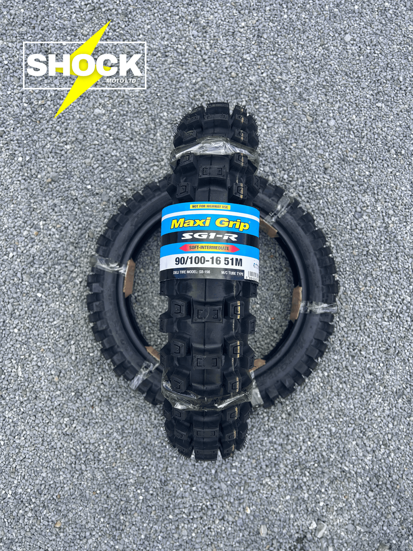Maxi Grip 90/100 - 16 SG1 Tyre - Shock Moto Ltd
