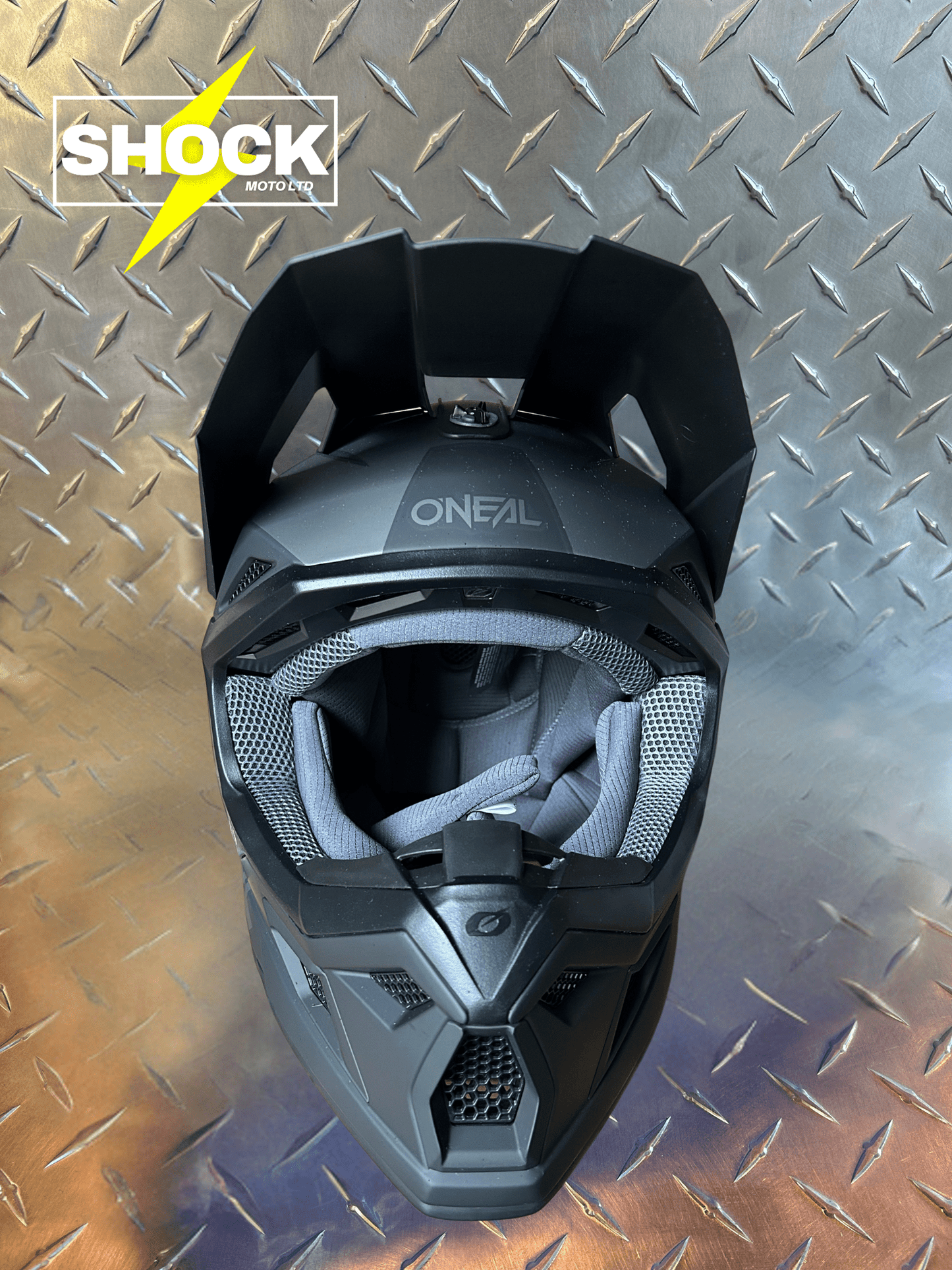 O'NEAL 3SRS Helmet, Black\Gray - Shock Moto Ltd