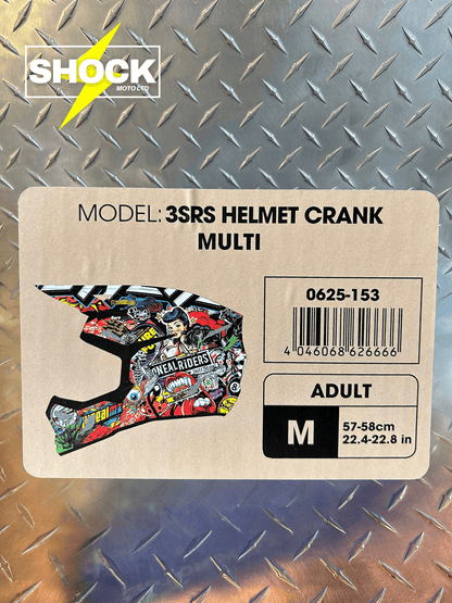 O'NEAL 3SRS Helmet, Crank Multi - Shock Moto Ltd