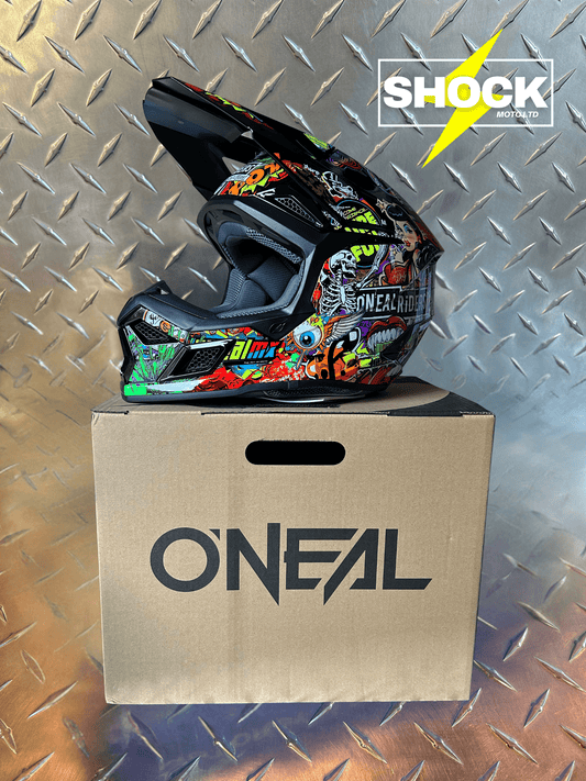 O'NEAL 3SRS Helmet, Crank Multi - Shock Moto Ltd