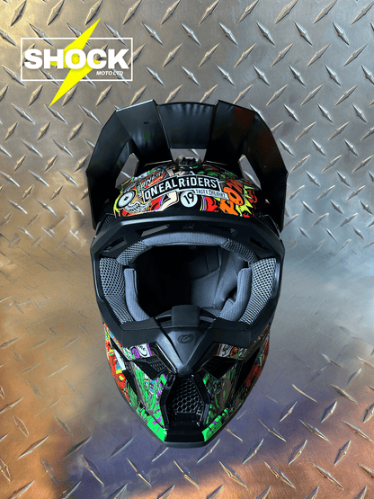 O'NEAL 3SRS Helmet, Crank Multi - Shock Moto Ltd