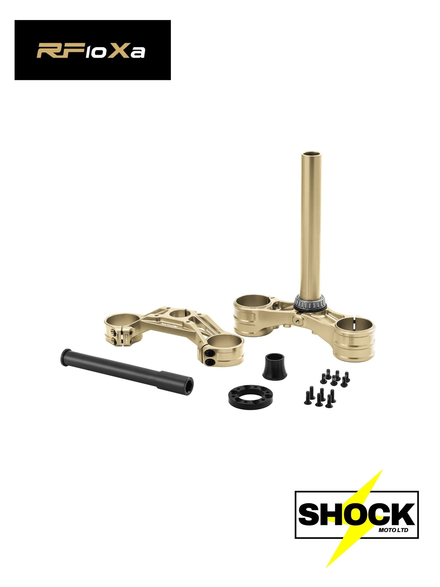 RFloXa Max Drop Crown Triple Clamp - Shock Moto Ltd
