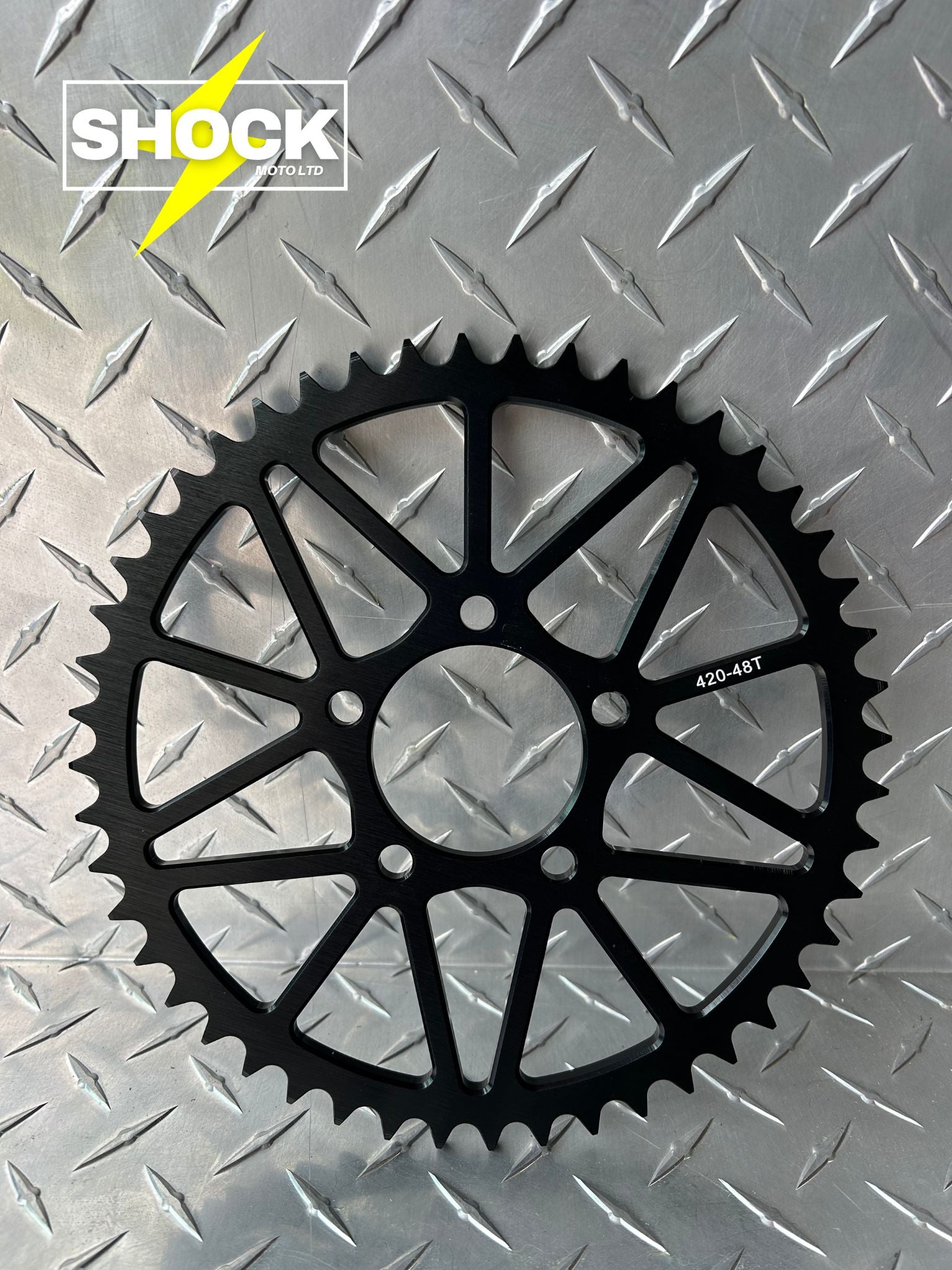 Rear Wheel 420 - 48T Sprocket - Shock Moto Ltd