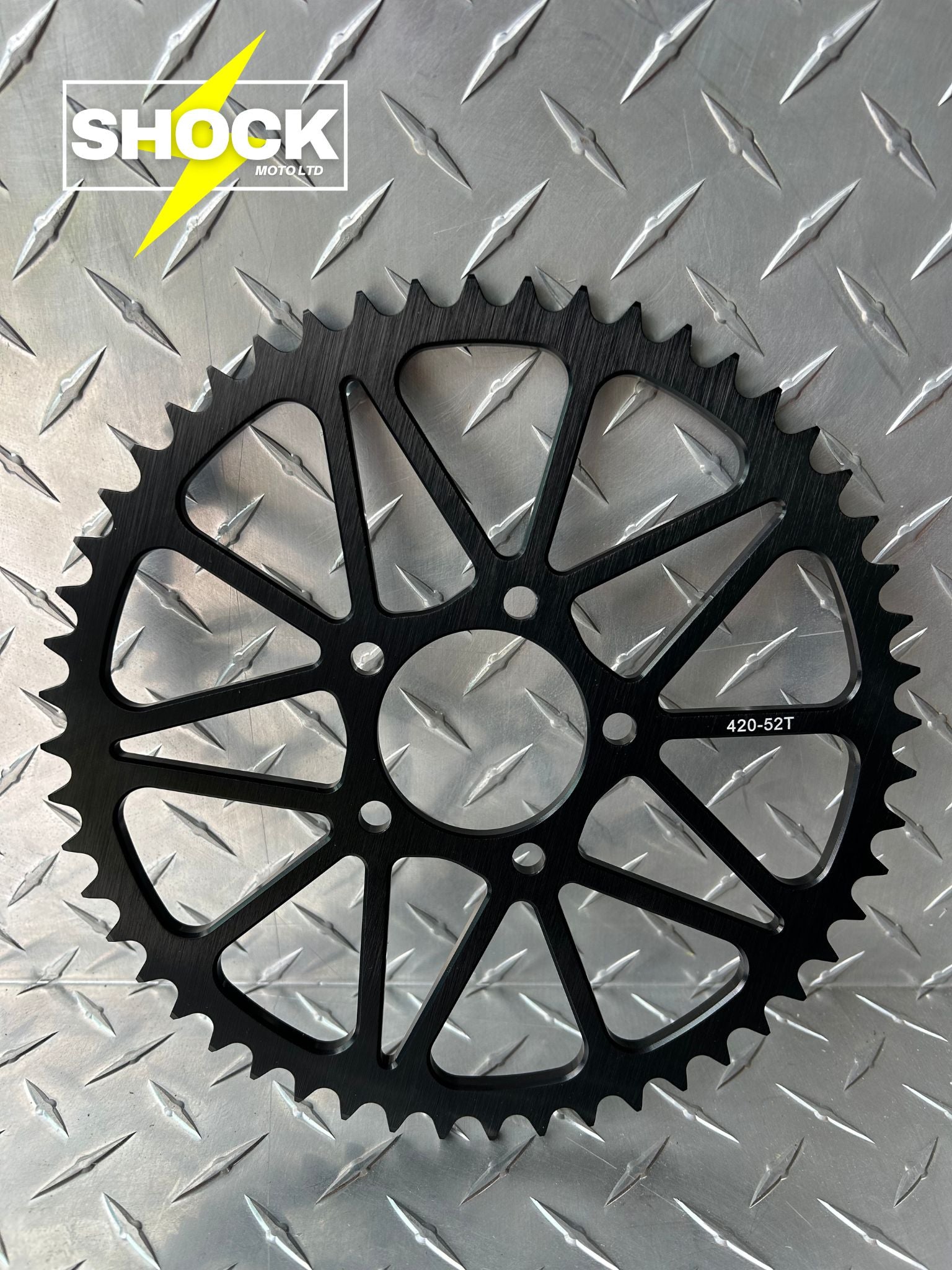Rear Wheel 420 - 52T Sprocket - Shock Moto Ltd