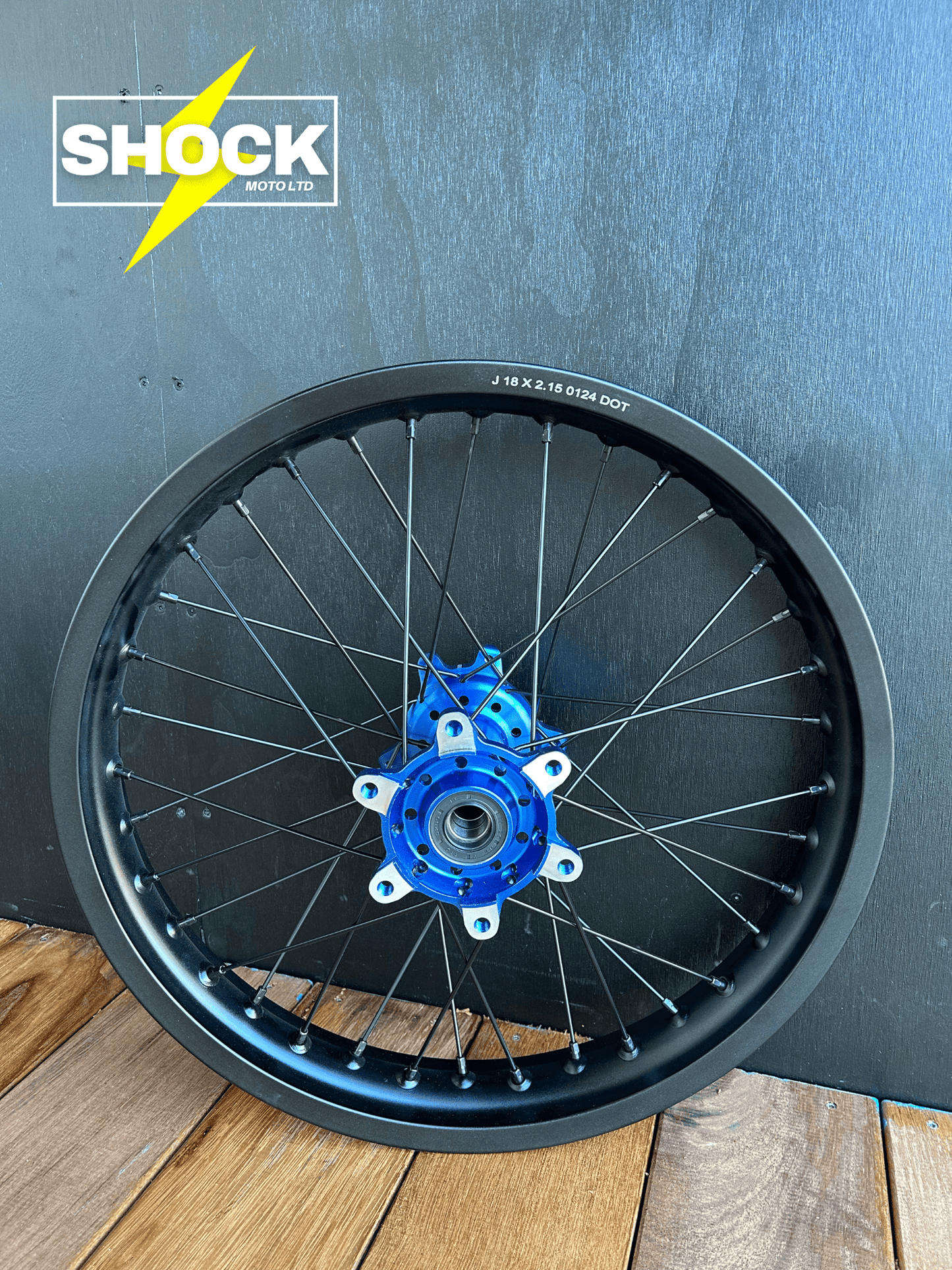 Surron Ultra Bee 21″ x1.6″ & 18″ x2.15″ Front Rear Spoke Wheel Rim Hub Set - Shock Moto Ltd
