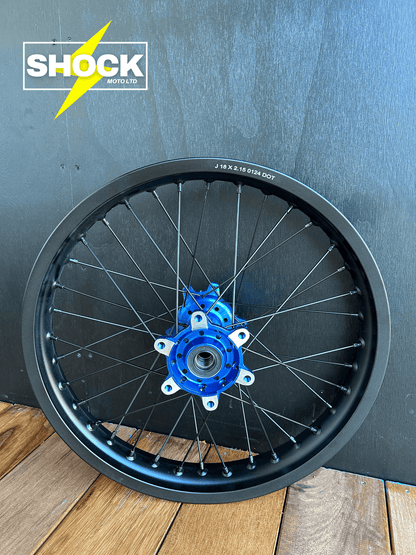 Surron Ultra Bee 21″ x1.6″ & 18″ x2.15″ Front Rear Spoke Wheel Rim Hub Set - Shock Moto Ltd