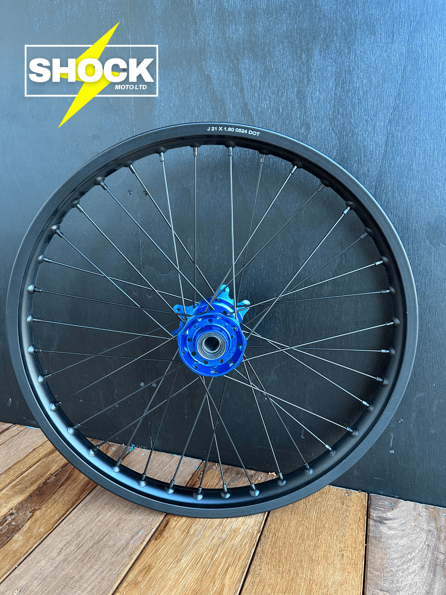 Surron Ultra Bee 21″ x1.6″ & 18″ x2.15″ Front Rear Spoke Wheel Rim Hub Set - Shock Moto Ltd