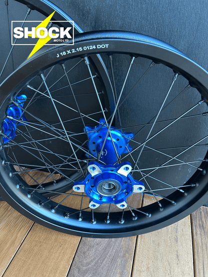 Surron Ultra Bee 21″ x1.6″ & 18″ x2.15″ Front Rear Spoke Wheel Rim Hub Set - Shock Moto Ltd