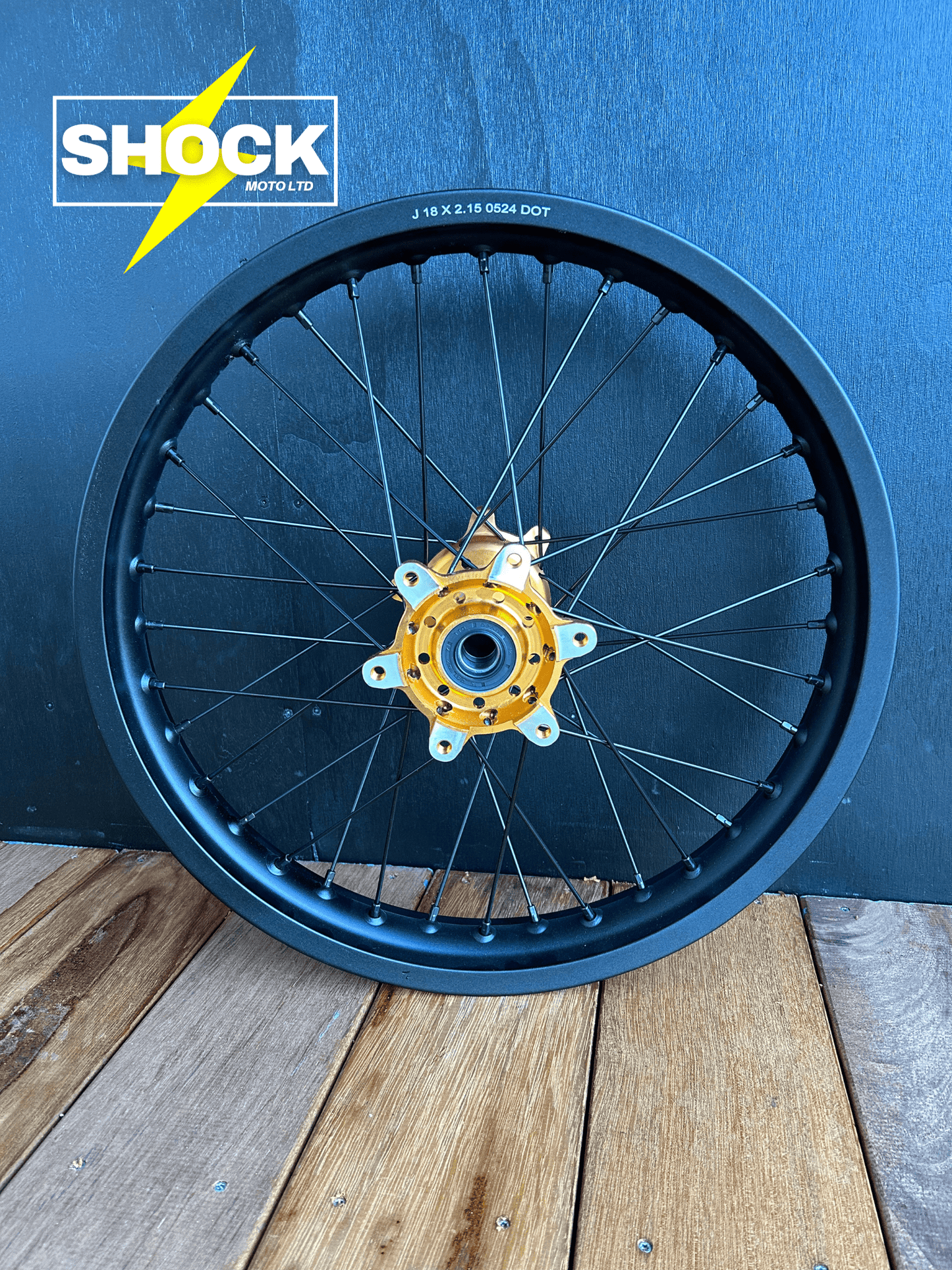Surron Ultra Bee 21″ x1.6″ & 18″ x2.15″ Front Rear Spoke Wheel Rim Hub Set - Shock Moto Ltd