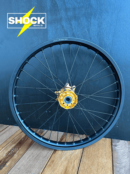 Surron Ultra Bee 21″ x1.6″ & 18″ x2.15″ Front Rear Spoke Wheel Rim Hub Set - Shock Moto Ltd