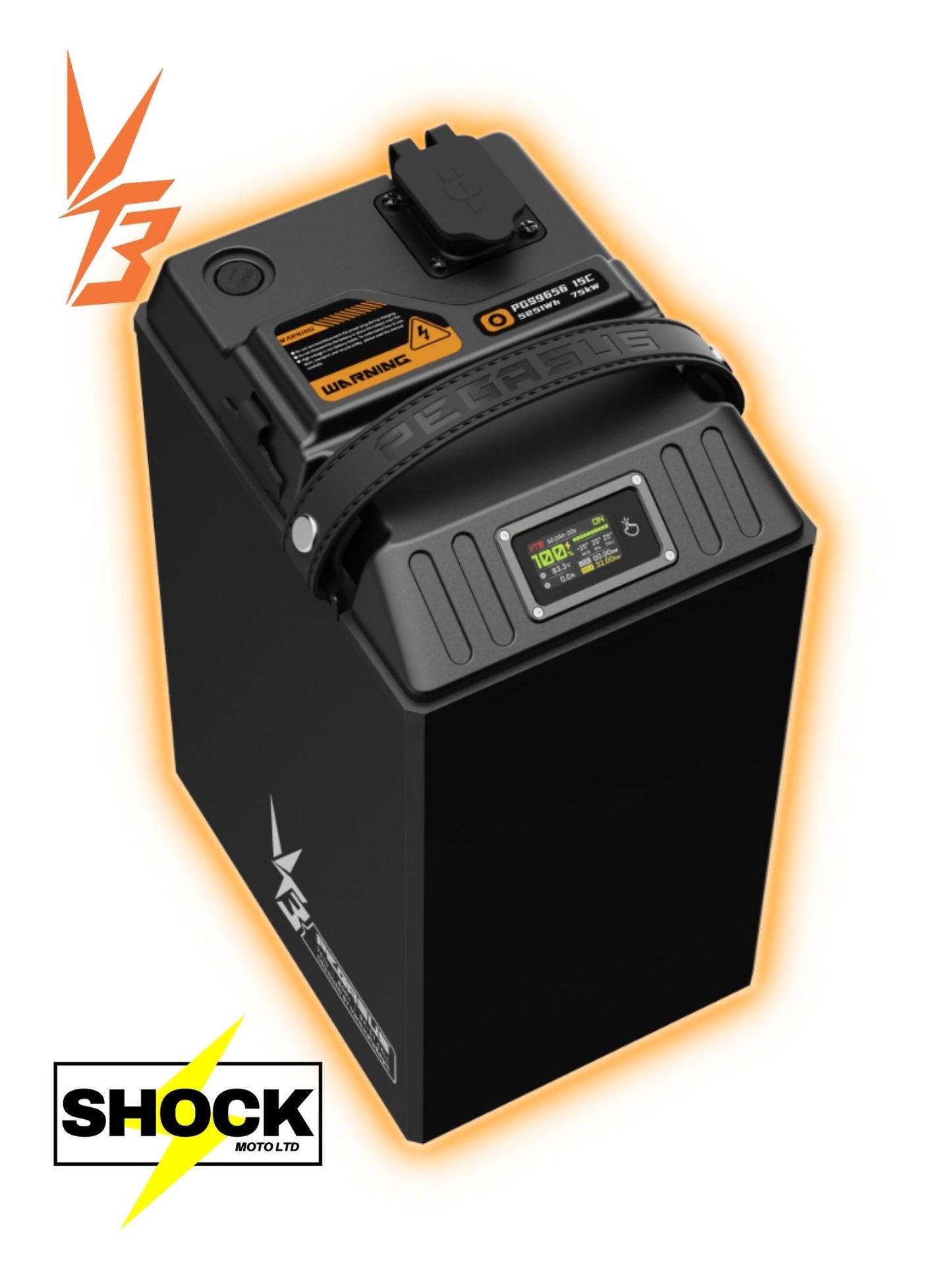 Ventus Pegasus Ultra Bee Battery 96V 56Ah – 75kW Performance Battery - Shock Moto Ltd