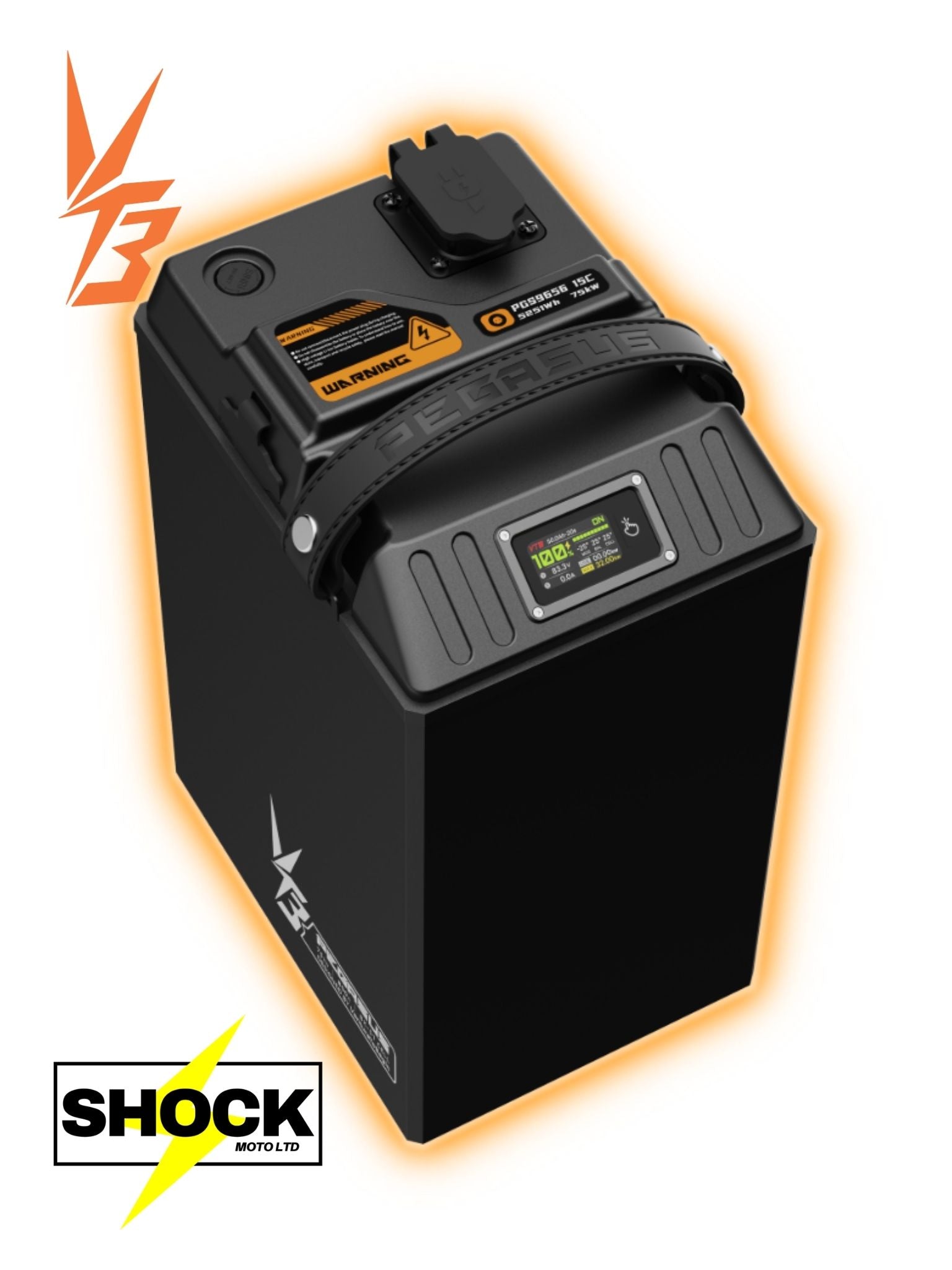 Ventus Pegasus Ultra Bee Battery 96V 56Ah – 75kW Performance Battery - Shock Moto Ltd