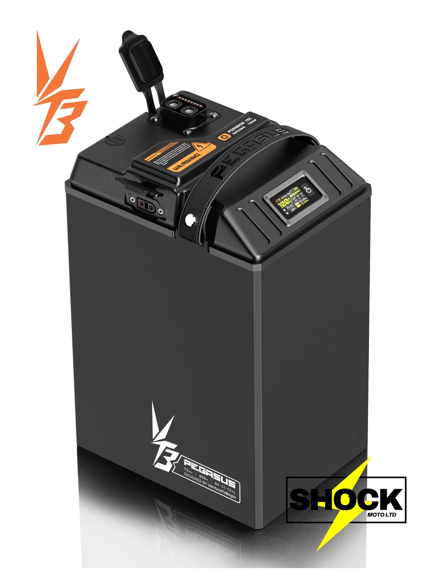 Ventus Pegasus Ultra Bee Battery 96V 56Ah – 75kW Performance Battery - Shock Moto Ltd