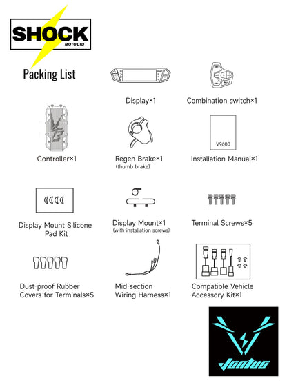 Ventus AETOS V9600 GEN2 Controller - Shock Moto Ltd