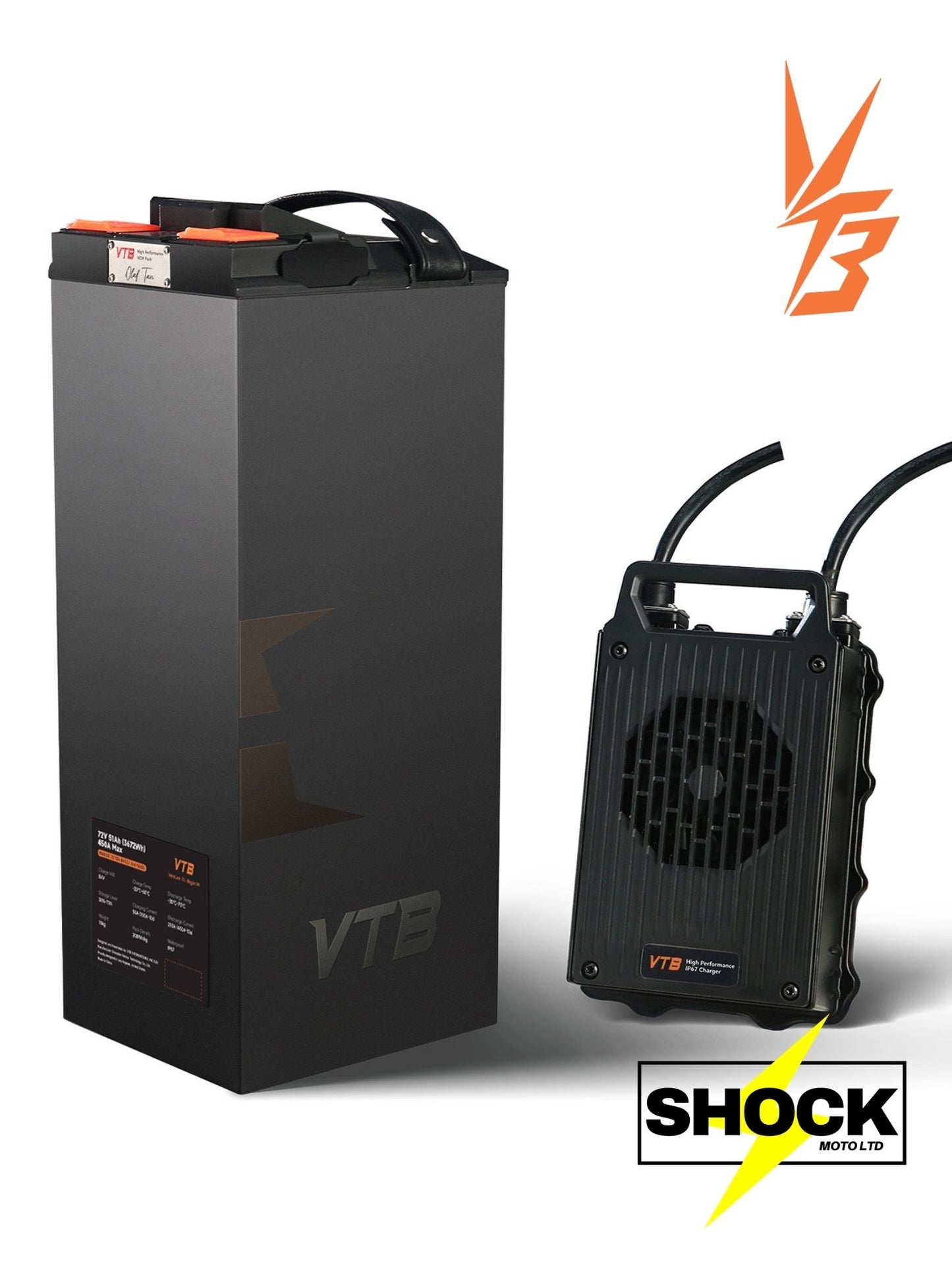 Ventus 28kW Performance Battery – 72V 51Ah - Shock Moto Ltd