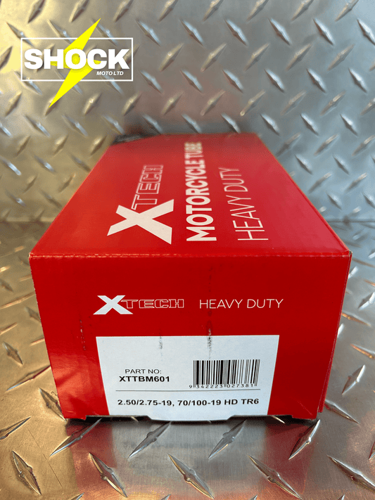 XTECH Heavy Duty Tube 70/100 - 19 - Shock Moto Ltd