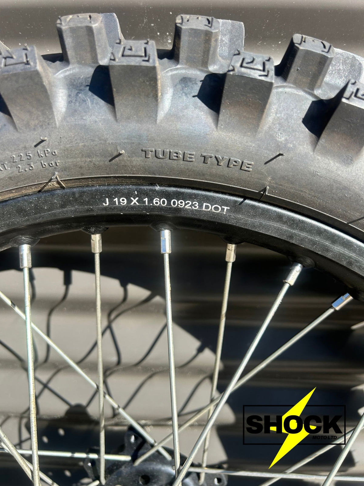 Surron Ultra Bee 19-Inch Rear Wheel + New Maxi Grip Tyre – Pre-Owned - Shock Moto Ltd