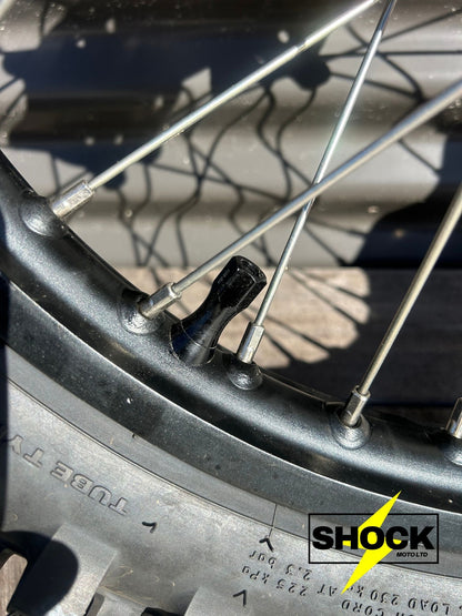 Surron Ultra Bee 19-Inch Rear Wheel + New Maxi Grip Tyre – Pre-Owned - Shock Moto Ltd